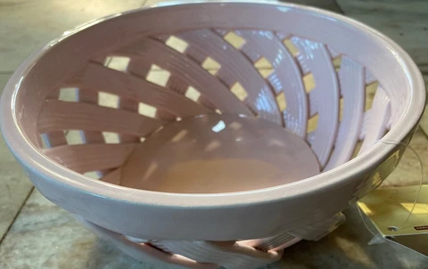 Primo-Gi Primogi Italian Woven Ceramics Basket Pink Special Ed 50th Anniversary Cover