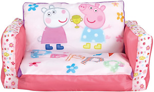 Worlds Apart Peppa Pig – Mini Inflatable Convertible Sofa Bed for Kids