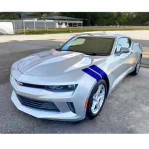 Kit gráfico de calcomanía a rayas de guardabarros doble marca hash a rayas para Chevy Camaro - Imagen 1 de 3