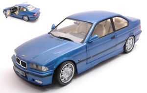BMW E36 Coupe M3 1990 Bleu Estoril 1:18 Modell 1803901 Solido