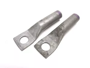BLACKBURN 4/0 COMPRESSION CRIMP 1-HOLE LUG, CTL40L-12, 1/2" STUD, PURPLE, 2-Pack - Picture 1 of 3