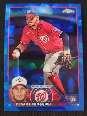 2023 Topps Chrome Sapphire  - Cesar Hernandez - #244 Nationals - Image 1 of 2