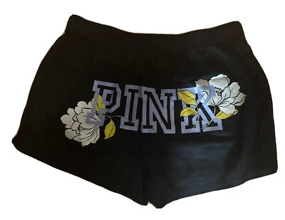 Victorias Secret Pink Floral Pajama Shorts Womens SZ Small - Image 1 of 4