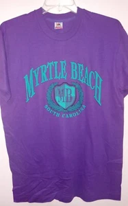 VtG 90s Myrtle Beach South Carolina USA MADE Single Stitch Ocean Summer Travel - Picture 1 of 5