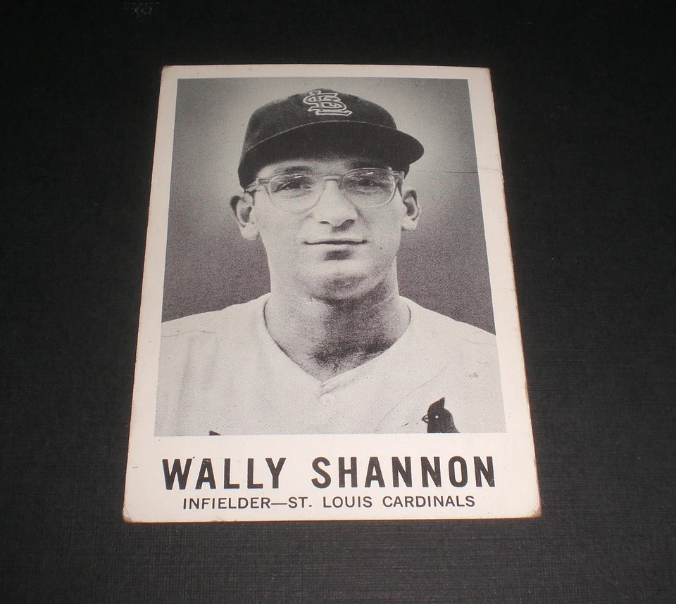 1960 CARDINALS WALLY SHANNON LEAF SPORTS NOVELTIES  No. 93 BASEBALL CARD - Image 1 of 2