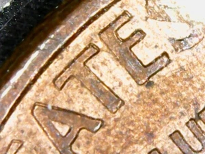 1995 D Lincoln Penny Dbl. Rev. Error - Picture 1 of 3