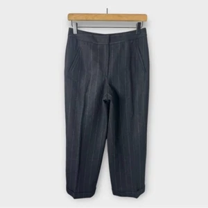 Vintage Lauren Ralph Lauren Pleated Dress Pants Women’s 8P Black Plaid Trousers - Picture 1 of 8