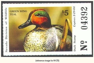 D2K Nevada Ente Briefmarke 2003 5,00 $ Coll - Bild 1 von 1