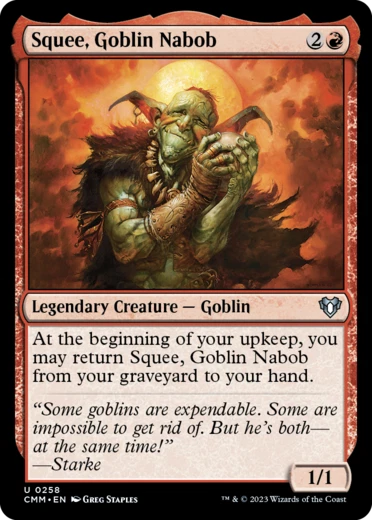 MTG Squee, Goblin Nabob English CMM - Image 1 of 1