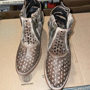 Botines Freebird By Steven Dahlia de cuero para mujer talla 5 hermosos sin caja - Imagen 1 de 15