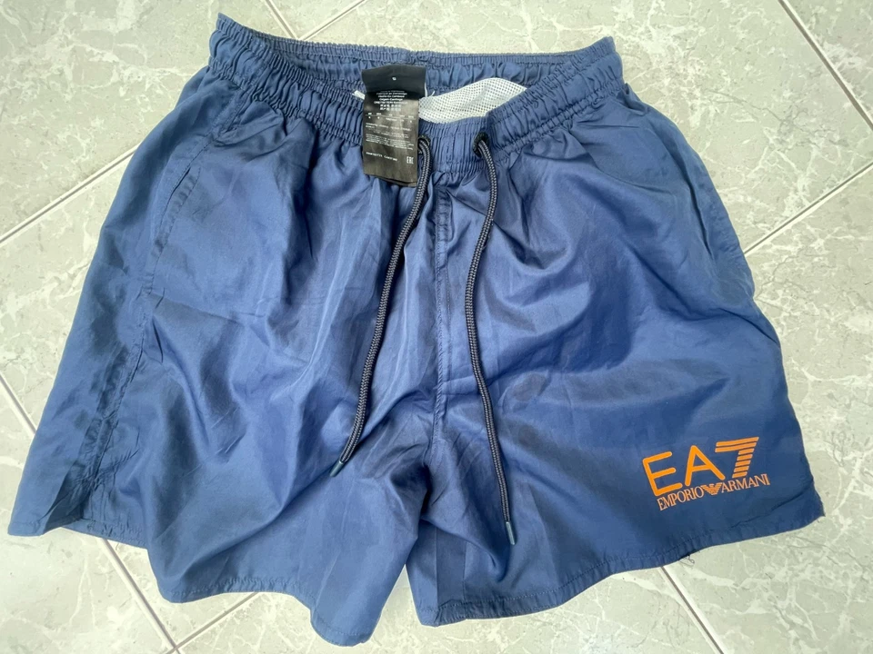 ARMANI SWIM SHORTS SIZE SMALL DARK BLUE EXCELLENT CONDITION - Image 1 of 1