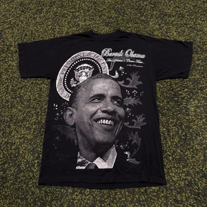 Y2K Atoo OBAMA President Dreams Come True Graphic T Shirt Mens Size Large - Picture 1 of 6