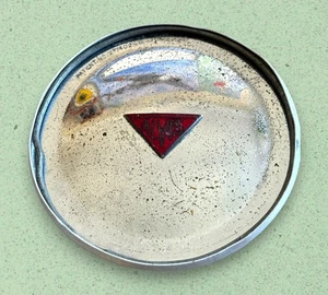 Vintage Chrom & Emaille Alvis Steuerscheibenhalter. Firebird Speed 20 TA TB TD VSCC - Bild 1 von 5