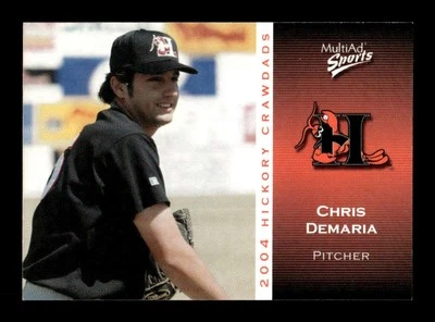 2004 Multi-Ad Hickory Crawdads #13 Chris DeMaria NM Near Mint BXCP05 - Image 1 of 2