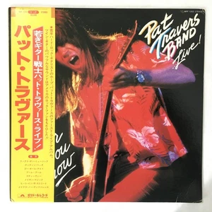 Pat Travers Band/Live! Go For What You Know, Japan, with Obi, Promo, Near Mint - Picture 1 of 8