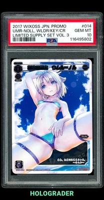 2017 WIXOSS JAPANESE SWIMSUIT PROMO 014 UMR-NOLL LIMITED SUPPLY SET PSA 10 - Image 1 of 4