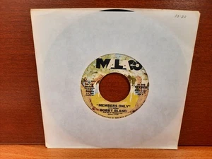 45 / Bobby Bland / 1985 / Members Only / I Just Got To Know - Picture 1 of 1