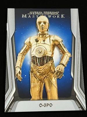 2021 Topps Star Wars Masterwork C-3PO Blue Parallel #20 - Image 1 of 2
