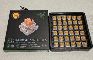 Razer Mechanical Switches Pack – Orange Tactile Switch Gen-3 RC21-02040300-R3M1 - Picture 1 of 5