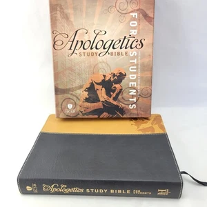Apologetics Study Bible for Students, Black/Tan LeatherTouch Imitation Leather   - Imagen 1 de 17
