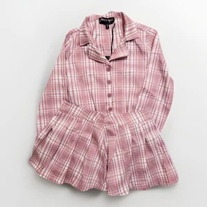 Dolls Kill Queen Plastic Costume Set Pink Women’s Small - Picture 1 of 3