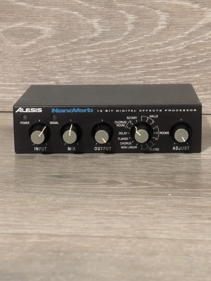 Alesis Nanoverb 18-Bit Digital Effects Processor - WORKING - NO POWER CORD - Image 1 of 4