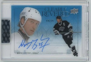 2023-24 Upper Deck Clear Cut Clearly Revered Autograph Wayne Gretzky 9/25 - Bild 1 von 3