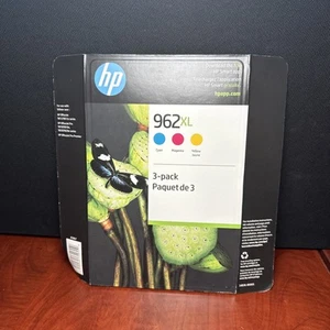 PACK DE 3 cartuchos de tinta tricolor cian magenta amarillo color HP 962XL ORIGINALES (9550) - Imagen 1 de 2