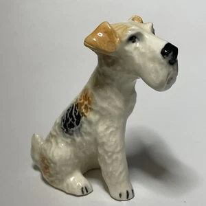 Vintage Terrier Doggy Figurine 3.5” Tall Ceramic Japan - Picture 1 of 7