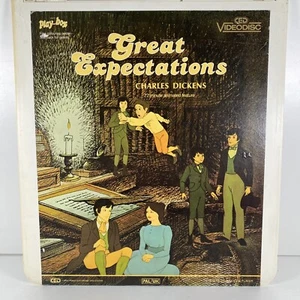 Great Expectations Cartoon CED videodisc Film PAL UK Original Vintage - Picture 1 of 4