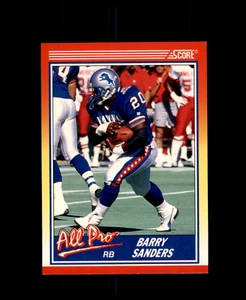 1990 Score #580 Barry Sanders AP Detroit Lions Oklahoma State Cowboys - Imagen 1 de 2