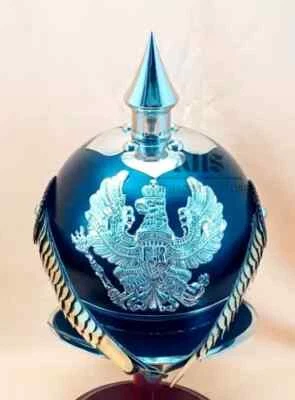 Casco alemán de hierro Pickelhaube hecho a mano y portátil grado imperial regalo de Halloween Foto 1 de 4