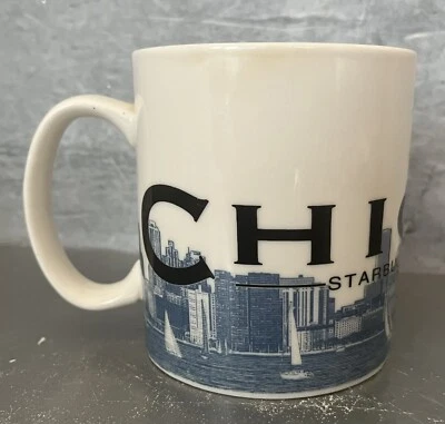 Taza Starbucks 2002 Skyline Series Barista Series One Chicago The Windy City Foto 1 de 4