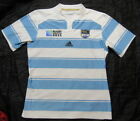 ARGENTINA RUGBY LOS PUMAS World Cup 2011 Home Jersey shirt ADIDAS adult SIZE L 