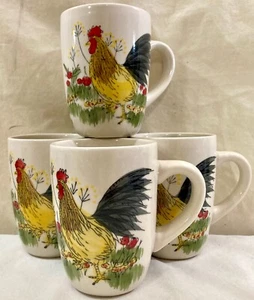 Paula Deen Southern Rooster Tassen 4er Set Top - Bild 1 von 6