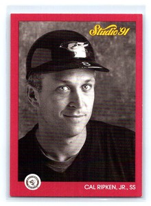 1991 Leaf Studio Cal Ripken Jr. Baltimore Orioles #9