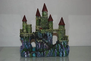 Aquarium Stunning Detailed Fairy Castle & Weir Decoration 22 x 8 x 25 cms  - Picture 1 of 9