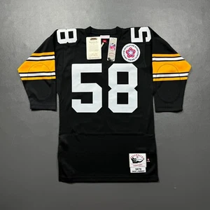 100% Authentic Jack Lambert Mitchell & Ness 1975 Steelers Jersey Size 36 S Mens - Picture 1 of 7