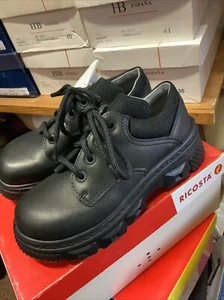 boys Ricosta black lace up leather school shoes size 31 Rrp £49.99 - Picture 1 of 6