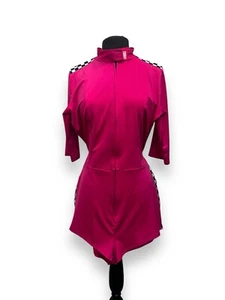 Disfraz Rosa Conductor de Carreras Pit Niña Talla 14-16 - Ex Contratante Vestido Elegante Deportista - Imagen 1 de 5