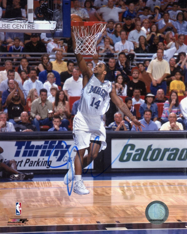 JAMEER NELSON ORLANDO MAGIC SIGNED 8x10 PHOTO w/ COA - Image 1 of 1