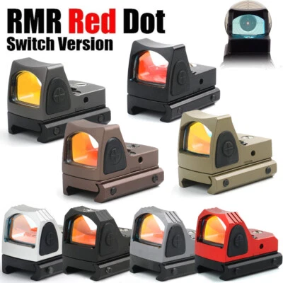 Tactical RMR Red Dot Reflex Sights MOA 20MM Picatinny Mount For Glock MOS Pistol