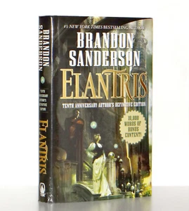 Brandon Sanderson Elantris, Cosme 10th Anniversary Edition 1st Print Good (+) - Bild 1 von 11
