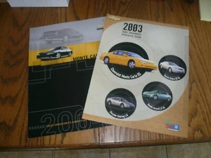 Chevrolet Monte Carlo 2003 y 2004 guías de referencia de comparación de consultores de ventas - Imagen 1 de 8