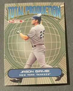 Jason GIAMBI 2002 Topps Total Total Production Baseball #TP5 New York Yankees - Picture 1 of 2