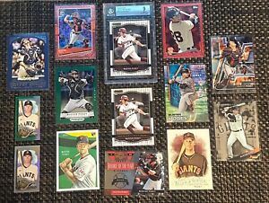Buster Posey 2008 Razor Signature Series RC #5 BGS 9 (14 CARD BUSTER POSEY LOT)