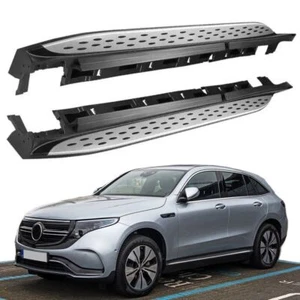 Side Steps Running Boards Fits for Mercedes Benz EQC N293 2019-2023 Nerf Pedals - Picture 1 of 6