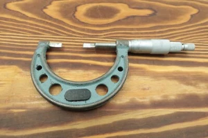 Mitutoyo 122-126 Blade Micrometer 1-2" .0001" Modified Anvils - Picture 1 of 8
