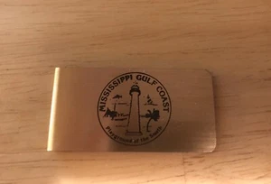 Clip para dinero de recuerdo vintage Mississippi Golf Coast - Imagen 1 de 2