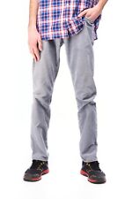ATELIER NOTIFY Pants Gray Corduroy Men's Straight Leg Trousers Size 32